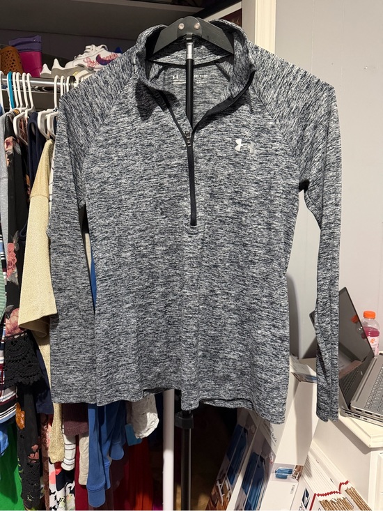 Under Armour Tops - Under Armour Heather Gray Women's 1/4 Zip Performance Pullover